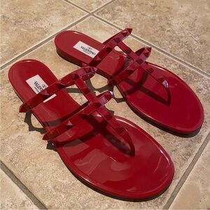 Valentino Glossy Red Women's Sandals